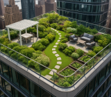 [Photos] Roof garden terraces